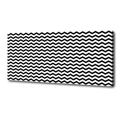 Canvas wall art Zigzags