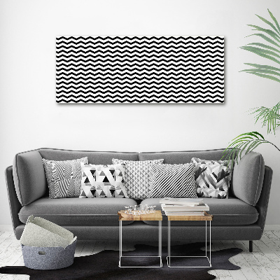 Canvas wall art Zigzags