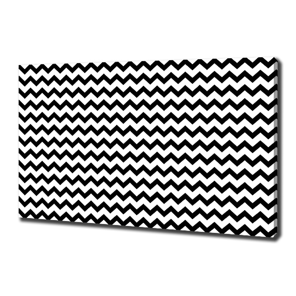 Canvas wall art Zigzags