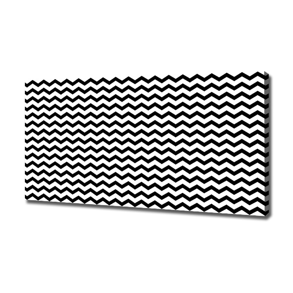 Canvas wall art Zigzags