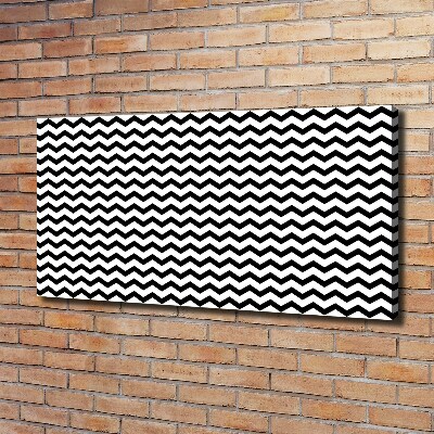 Canvas wall art Zigzags