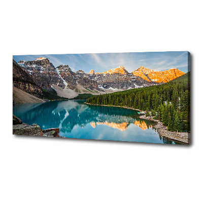 Canvas wall art Lake in the mountains