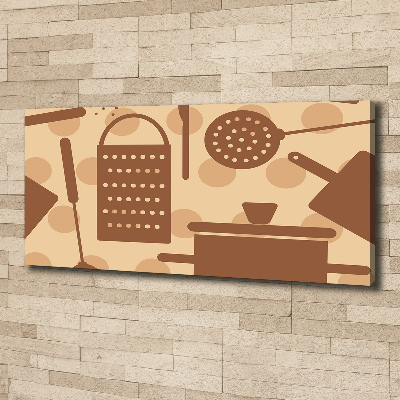 Canvas wall art Kitchen tools