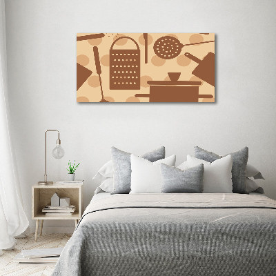 Canvas wall art Kitchen tools