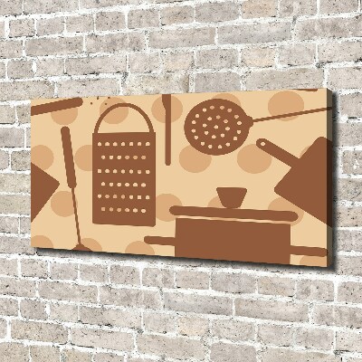 Canvas wall art Kitchen tools