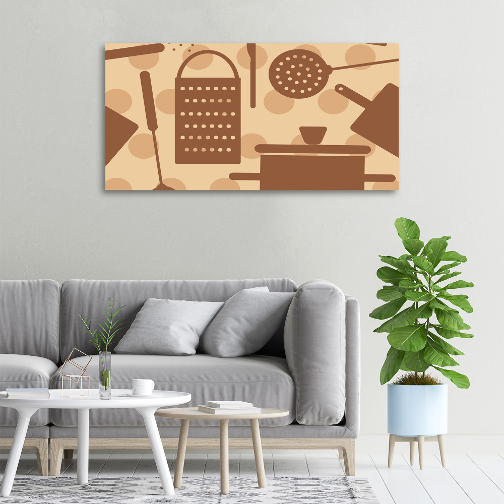 Canvas wall art Kitchen tools