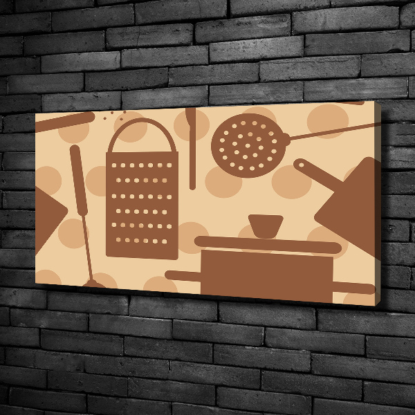 Canvas wall art Kitchen tools