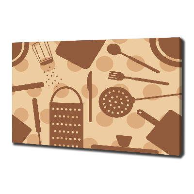 Canvas wall art Kitchen tools