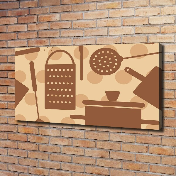 Canvas wall art Kitchen tools