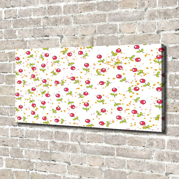 Canvas wall art Cherry