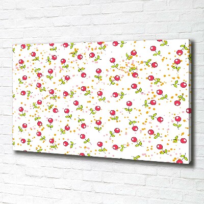 Canvas wall art Cherry