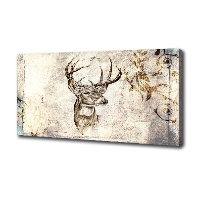 Canvas wall art Deer