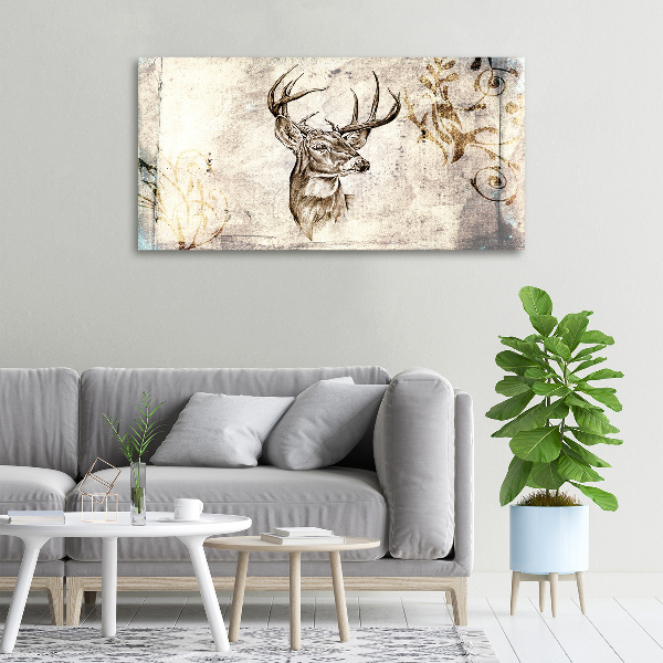 Canvas wall art Deer