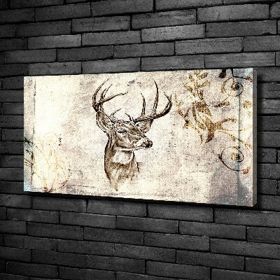 Canvas wall art Deer