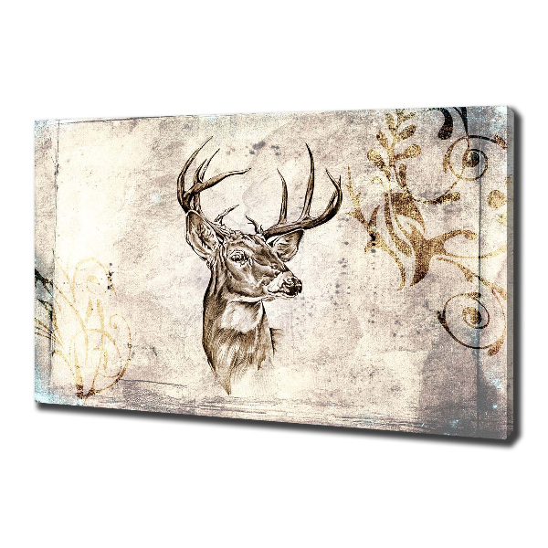 Canvas wall art Deer