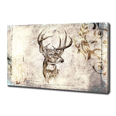 Canvas wall art Deer