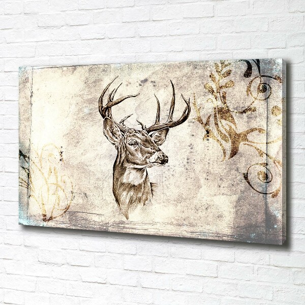 Canvas wall art Deer