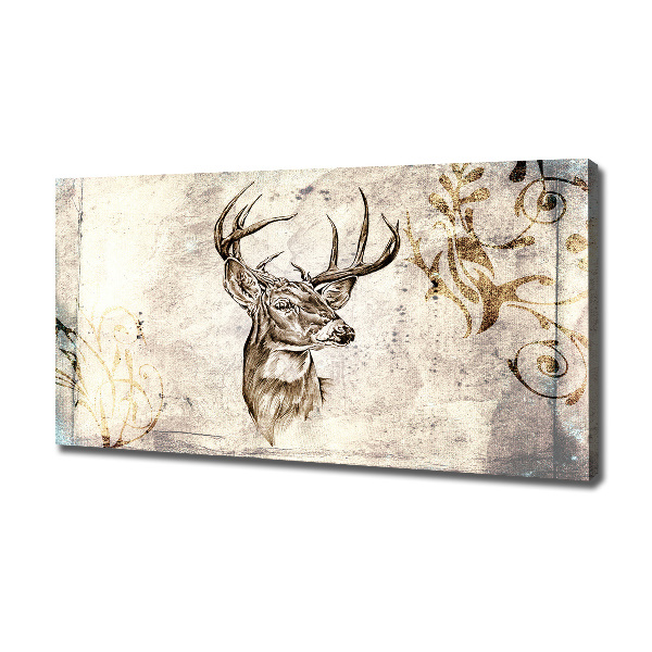 Canvas wall art Deer