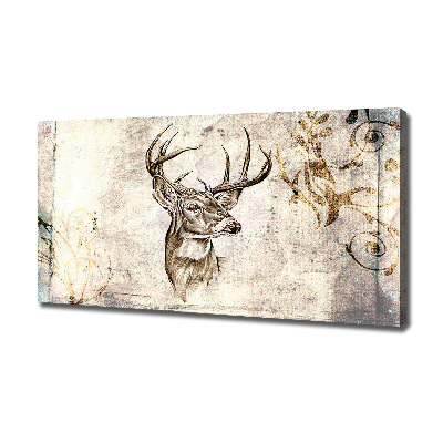 Canvas wall art Deer