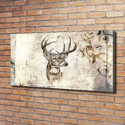 Canvas wall art Deer