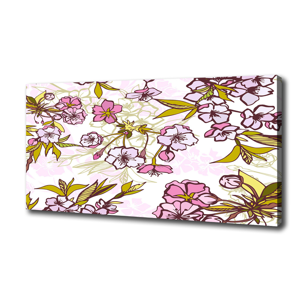 Canvas wall art Cherry blossoms