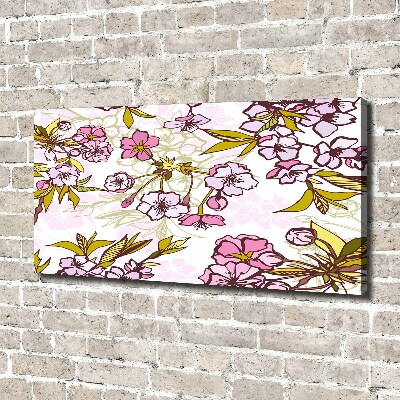 Canvas wall art Cherry blossoms