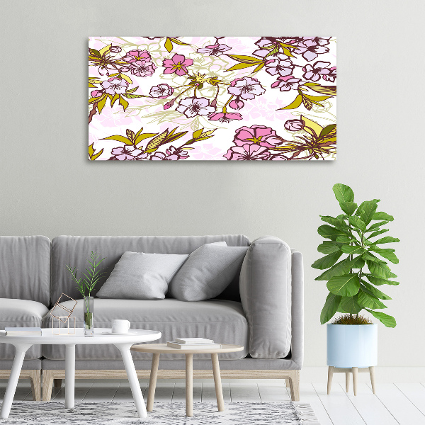 Canvas wall art Cherry blossoms