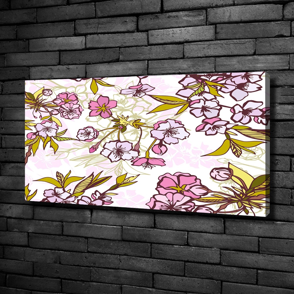 Canvas wall art Cherry blossoms