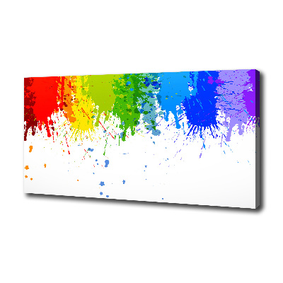 Canvas wall art Rainbow spots