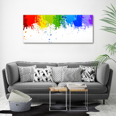 Canvas wall art Rainbow spots