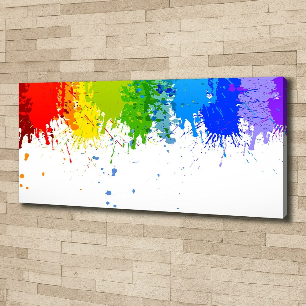 Canvas wall art Rainbow spots