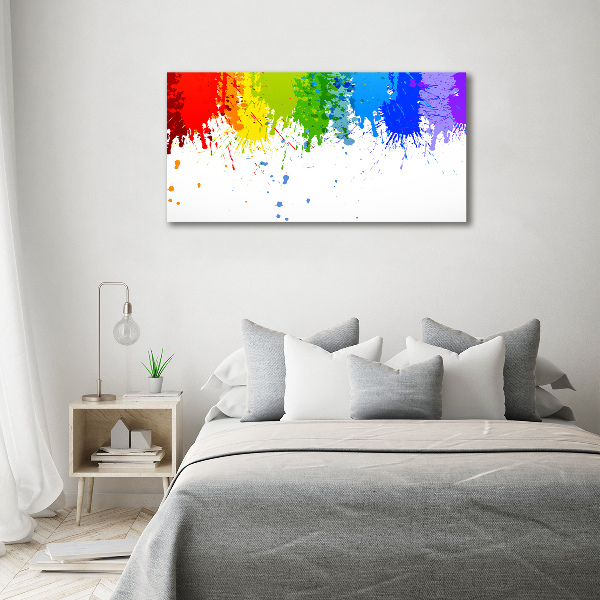 Canvas wall art Rainbow spots