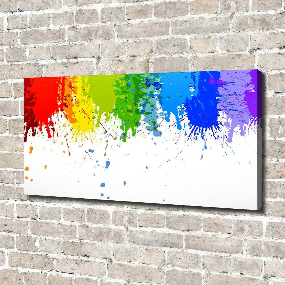 Canvas wall art Rainbow spots