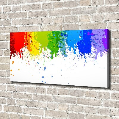 Canvas wall art Rainbow spots