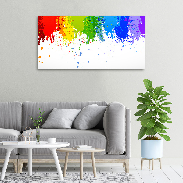 Canvas wall art Rainbow spots