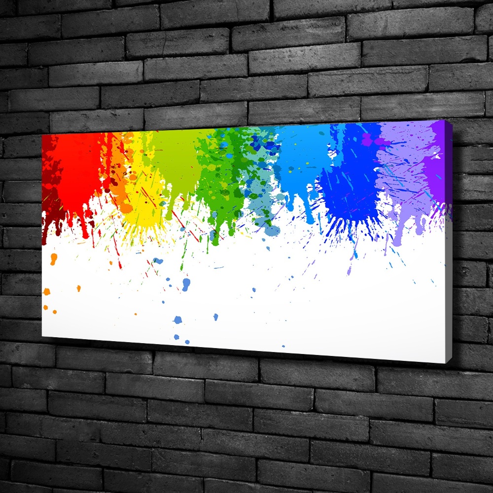 Canvas wall art Rainbow spots