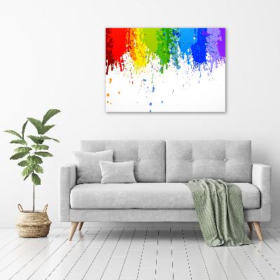 Canvas wall art Rainbow spots