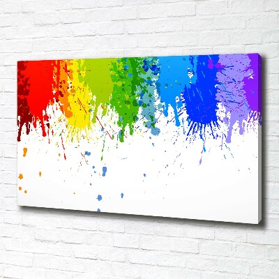 Canvas wall art Rainbow spots