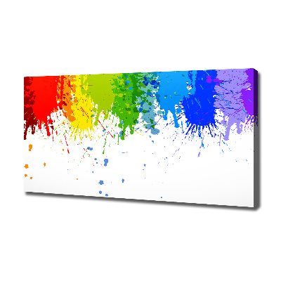 Canvas wall art Rainbow spots