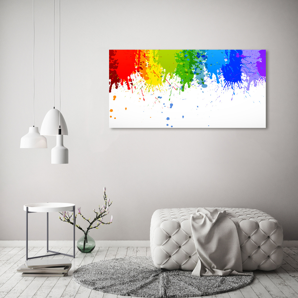 Canvas wall art Rainbow spots