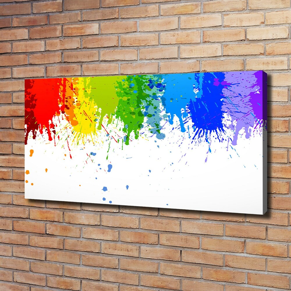 Canvas wall art Rainbow spots