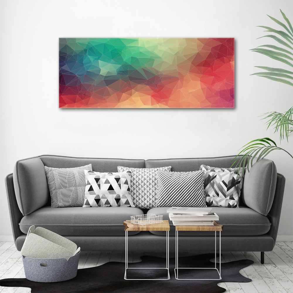 Canvas wall art Geometric background