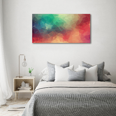 Canvas wall art Geometric background