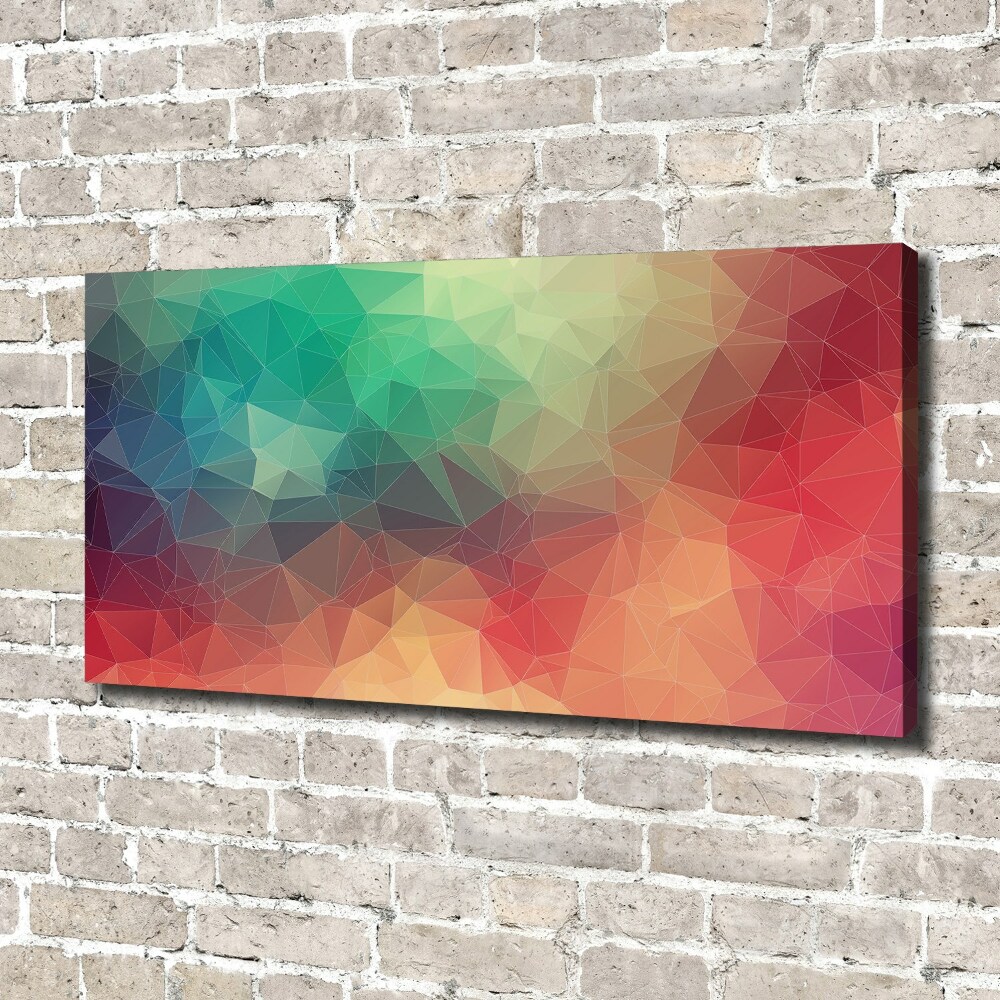 Canvas wall art Geometric background