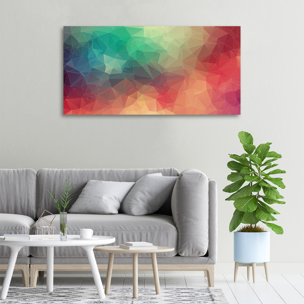 Canvas wall art Geometric background