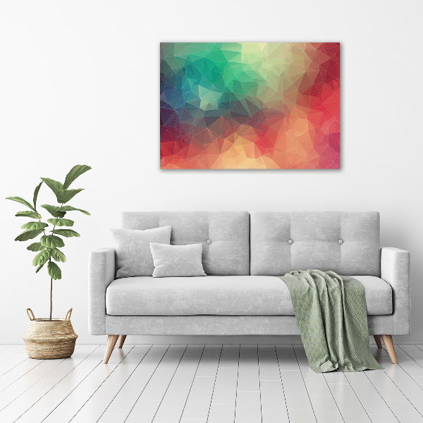 Canvas wall art Geometric background