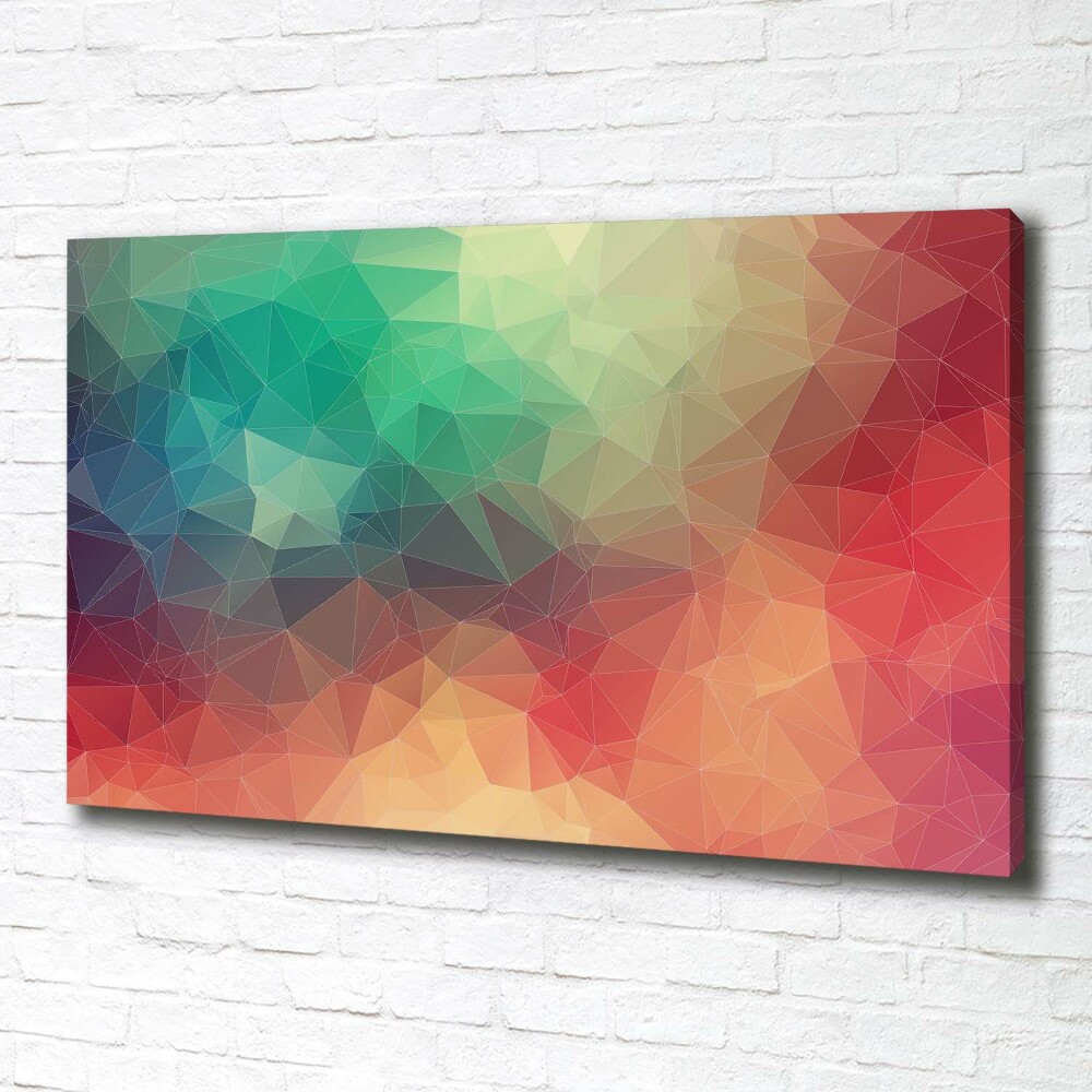 Canvas wall art Geometric background