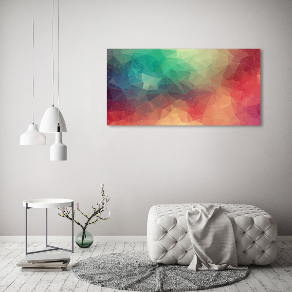 Canvas wall art Geometric background