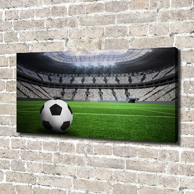 Canvas wall art Ball at the stadium