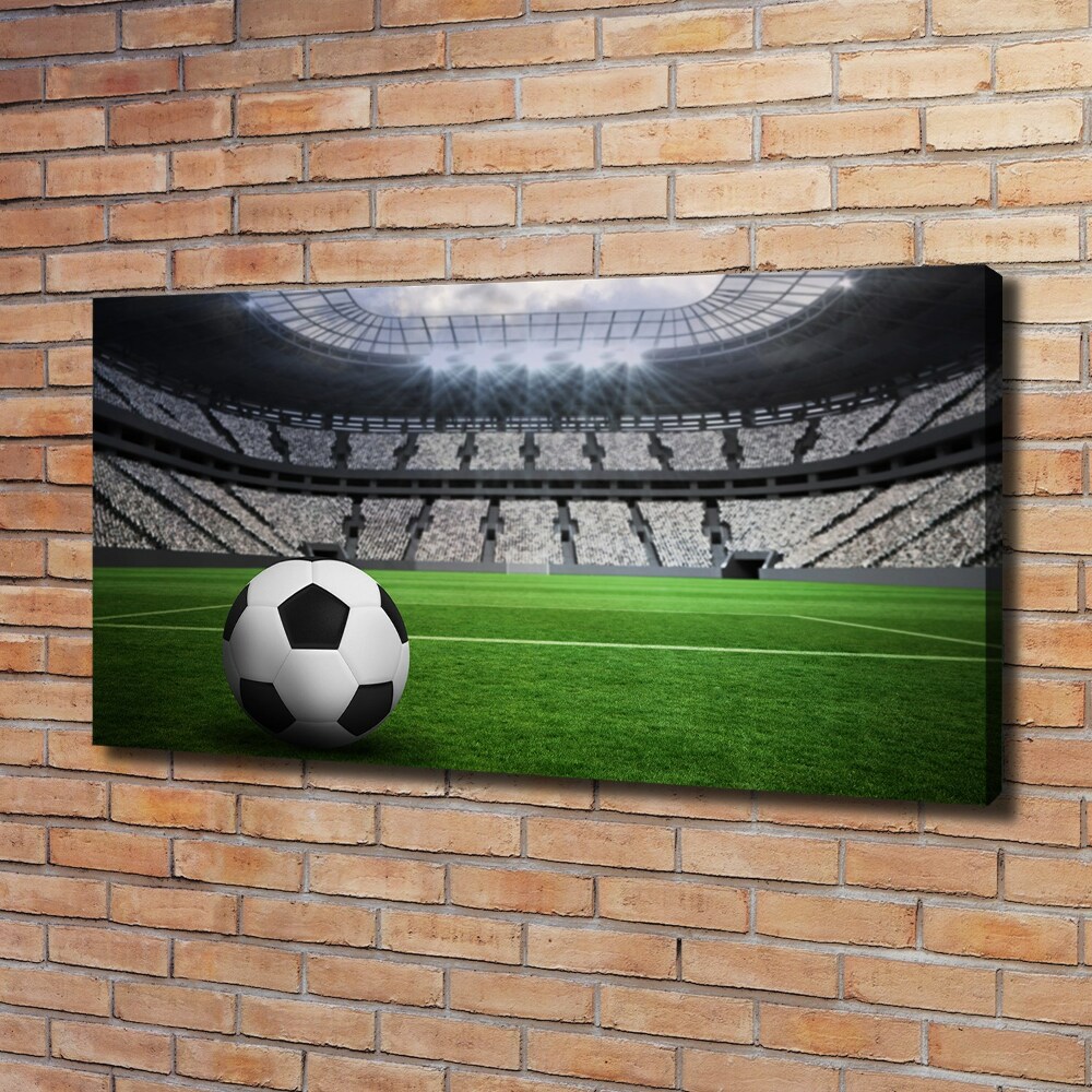 Canvas wall art Ball at the stadium